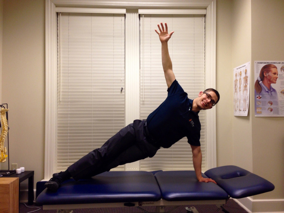 Side plank Capital Chiropractic and Rehabilitation Center Des Moines
