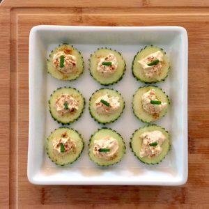 healthy recipes des moines cucumbers hummus bites
