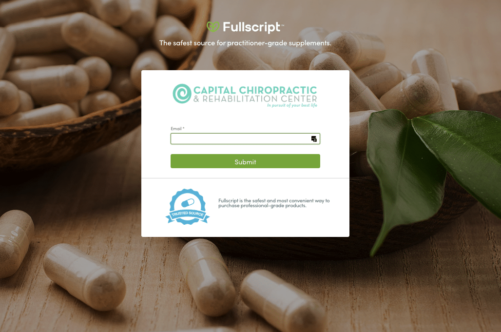 personalized supplements capital chiropractic